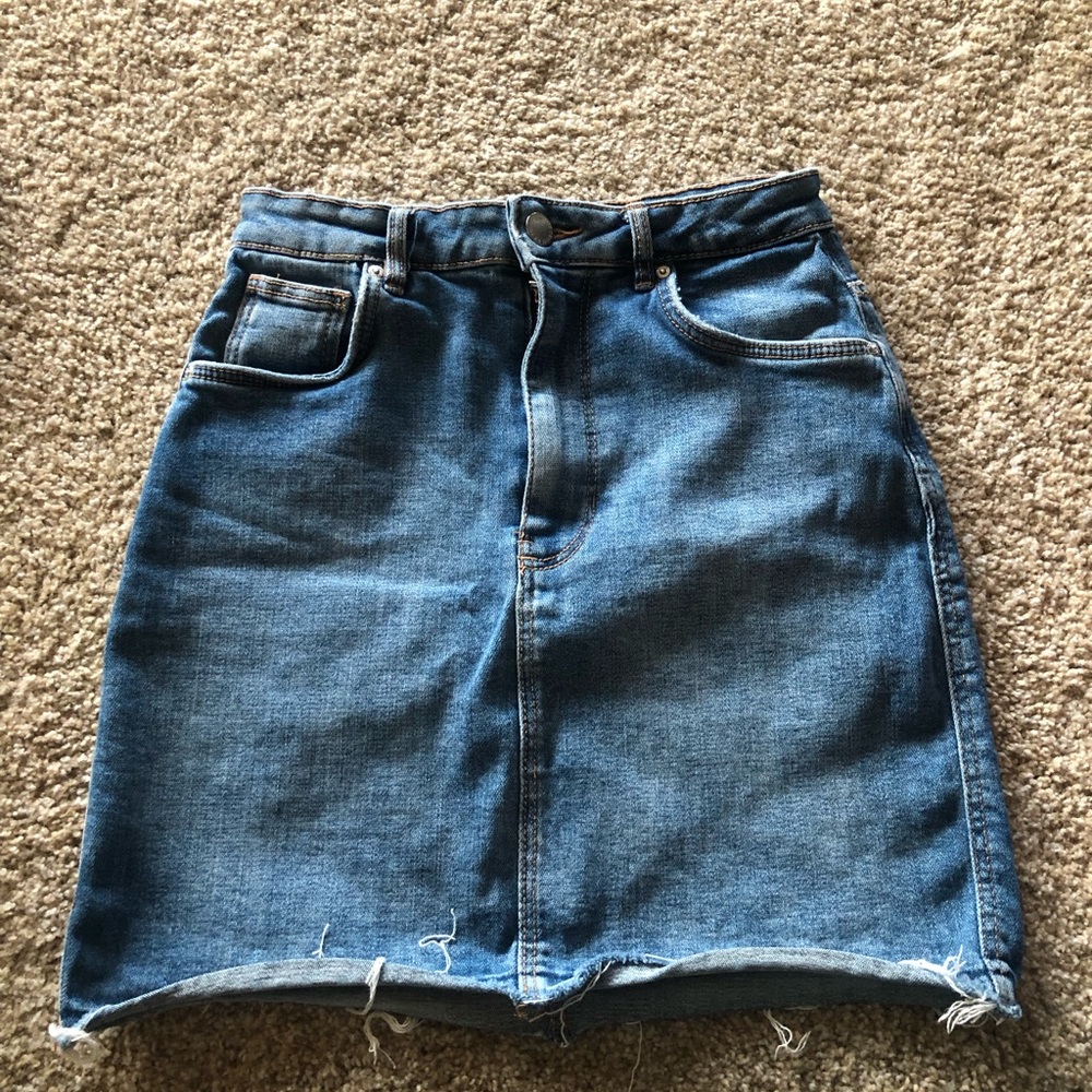 Zara authentic denim by TRF skirt